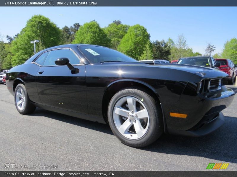 Black / Dark Slate Gray 2014 Dodge Challenger SXT