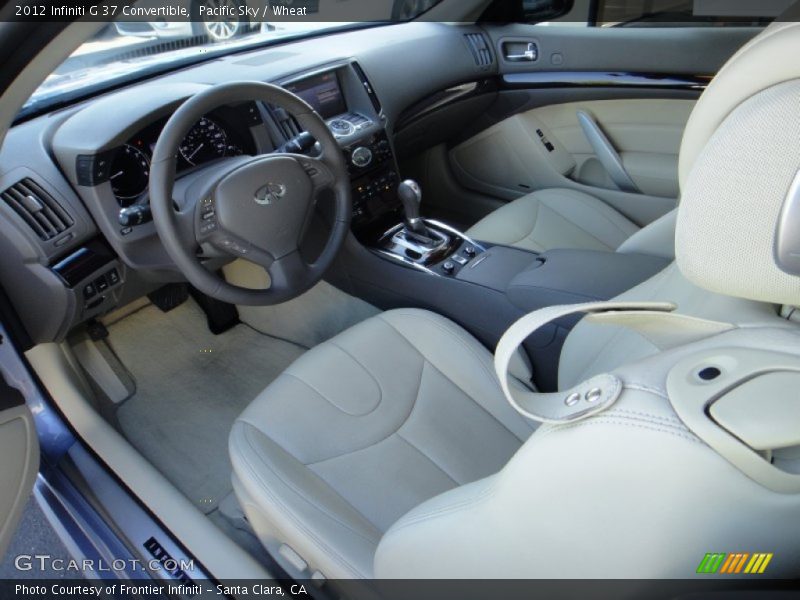 Pacific Sky / Wheat 2012 Infiniti G 37 Convertible