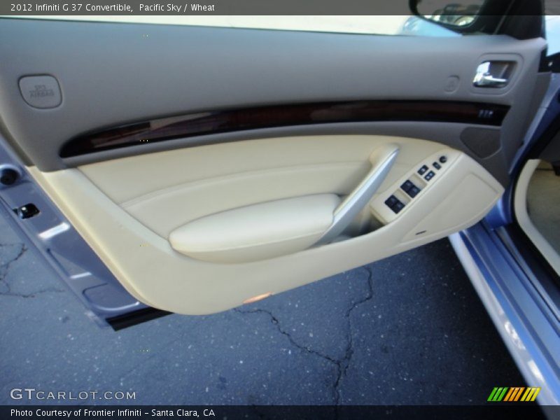 Pacific Sky / Wheat 2012 Infiniti G 37 Convertible