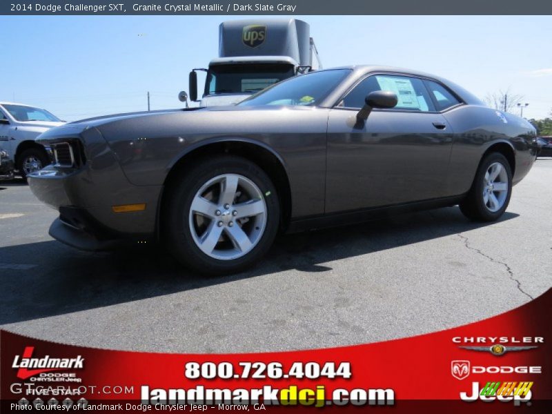 Granite Crystal Metallic / Dark Slate Gray 2014 Dodge Challenger SXT