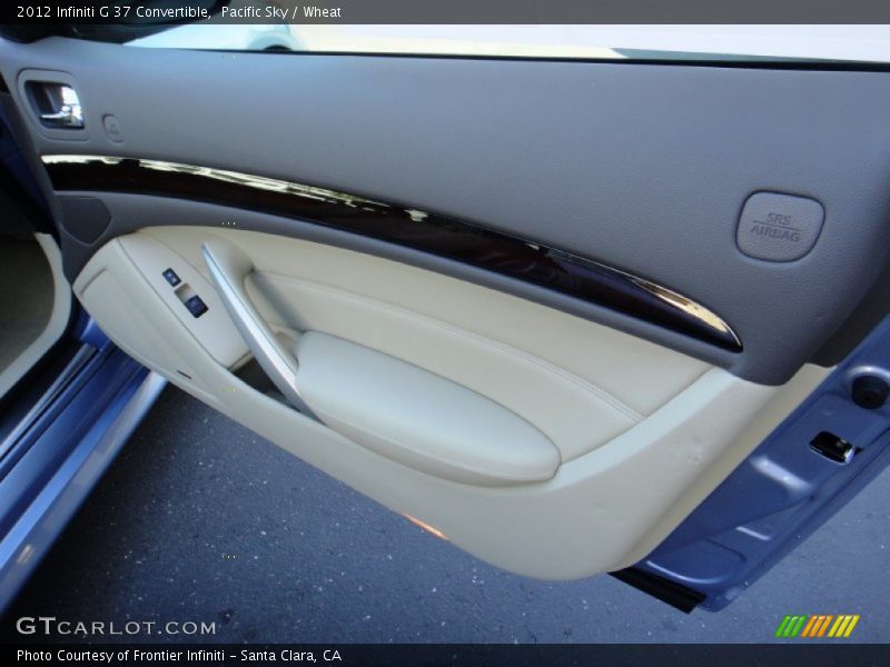 Pacific Sky / Wheat 2012 Infiniti G 37 Convertible