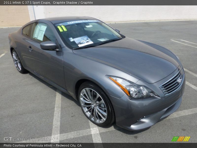 Graphite Shadow / Graphite 2011 Infiniti G 37 S Sport Coupe