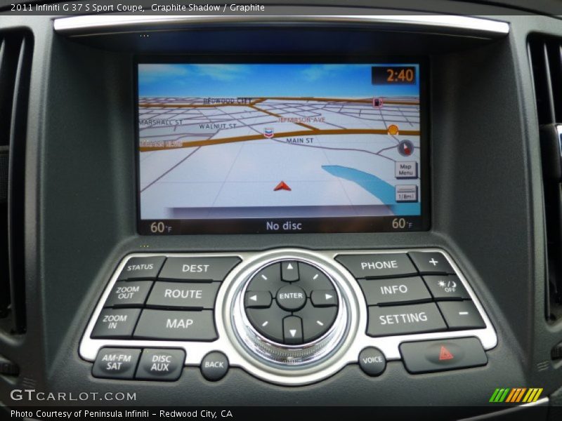 Graphite Shadow / Graphite 2011 Infiniti G 37 S Sport Coupe