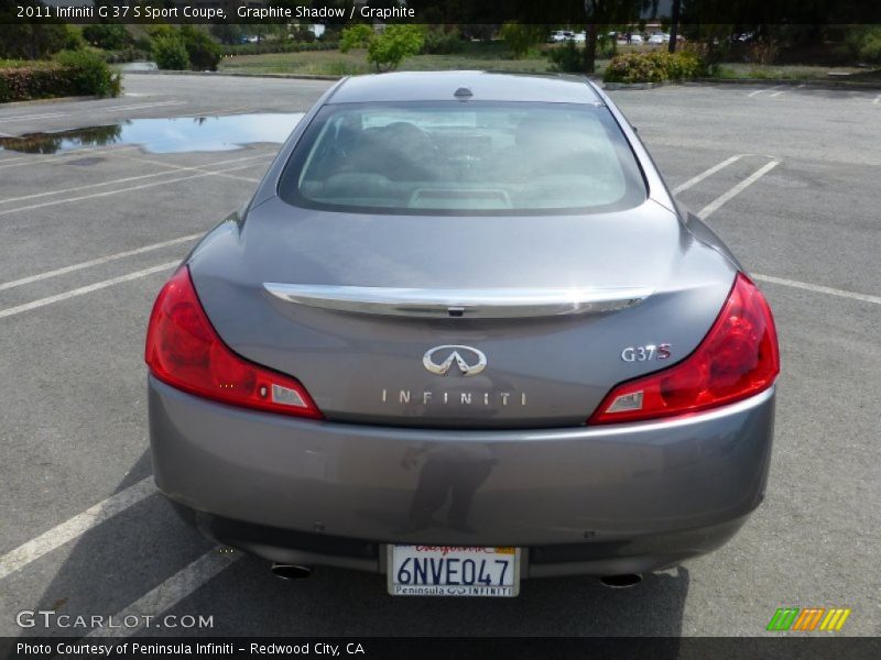Graphite Shadow / Graphite 2011 Infiniti G 37 S Sport Coupe