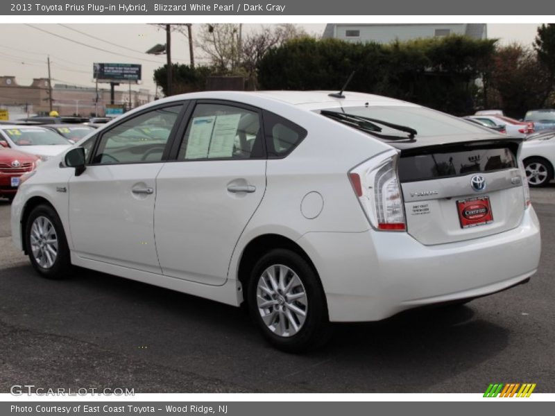 Blizzard White Pearl / Dark Gray 2013 Toyota Prius Plug-in Hybrid