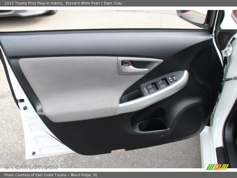 Blizzard White Pearl / Dark Gray 2013 Toyota Prius Plug-in Hybrid