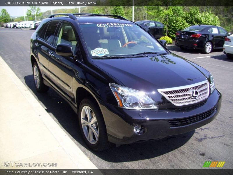 Black Onyx / Ivory 2008 Lexus RX 400h AWD Hybrid