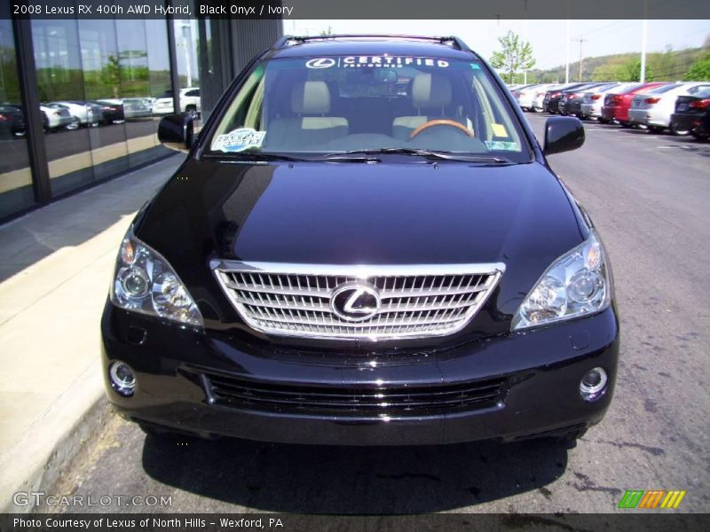 Black Onyx / Ivory 2008 Lexus RX 400h AWD Hybrid