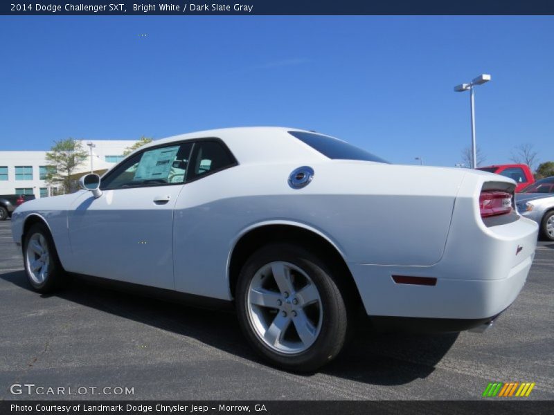 Bright White / Dark Slate Gray 2014 Dodge Challenger SXT