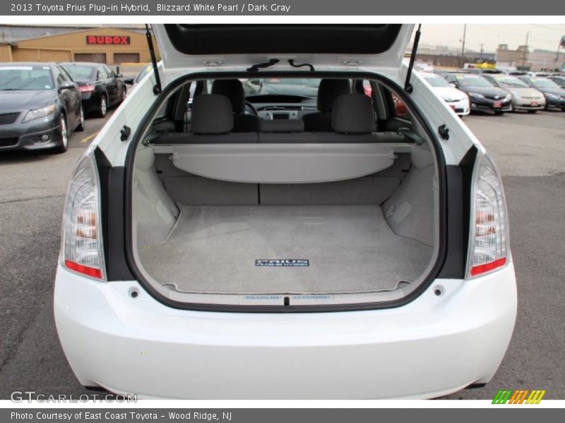 Blizzard White Pearl / Dark Gray 2013 Toyota Prius Plug-in Hybrid