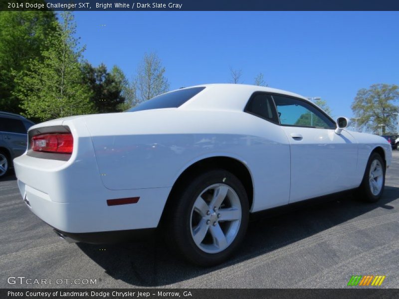 Bright White / Dark Slate Gray 2014 Dodge Challenger SXT