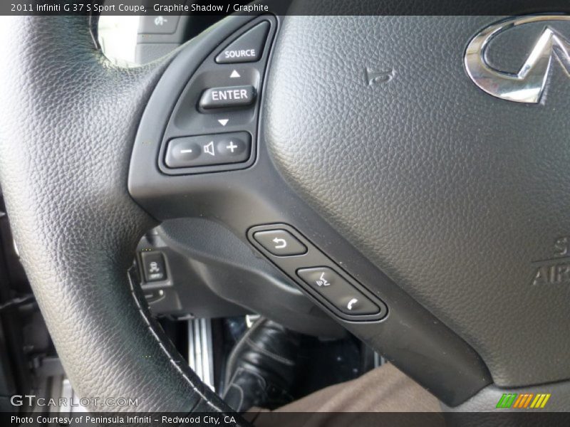 Graphite Shadow / Graphite 2011 Infiniti G 37 S Sport Coupe