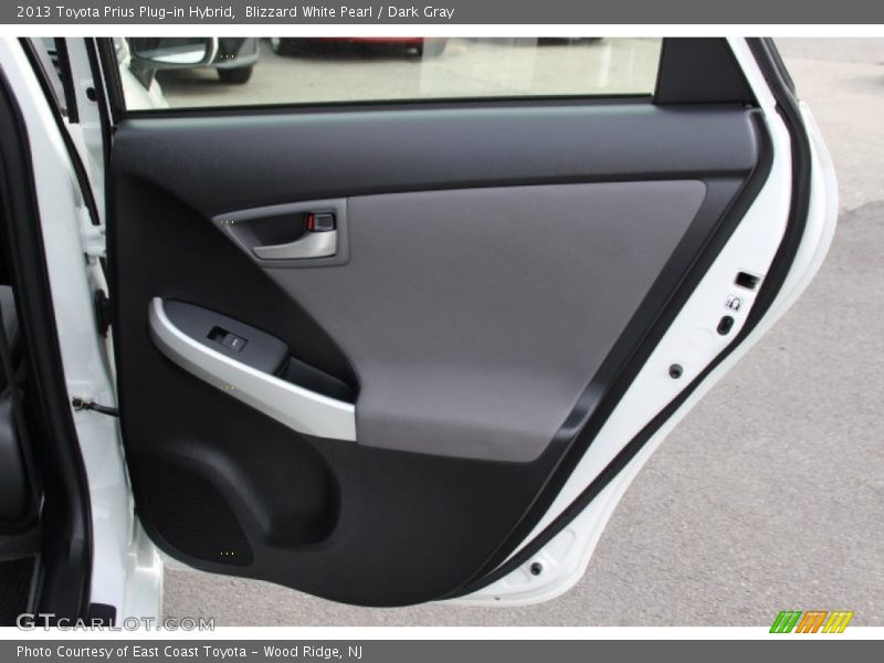 Blizzard White Pearl / Dark Gray 2013 Toyota Prius Plug-in Hybrid