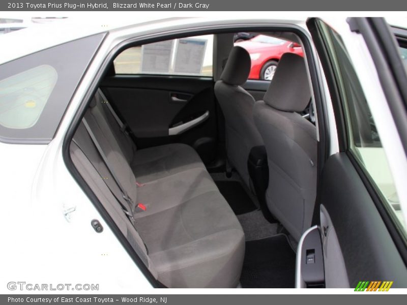 Blizzard White Pearl / Dark Gray 2013 Toyota Prius Plug-in Hybrid