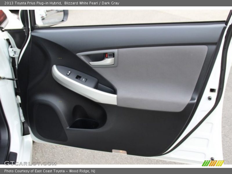 Blizzard White Pearl / Dark Gray 2013 Toyota Prius Plug-in Hybrid