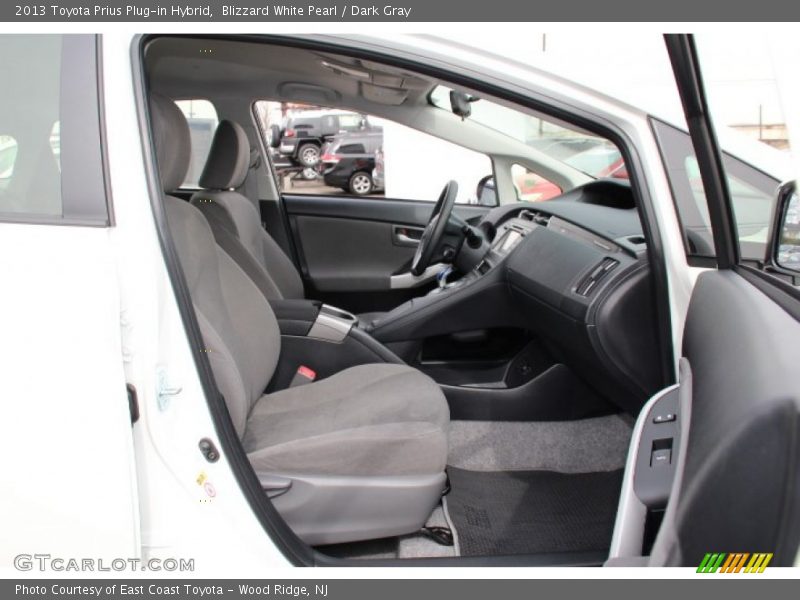 Blizzard White Pearl / Dark Gray 2013 Toyota Prius Plug-in Hybrid