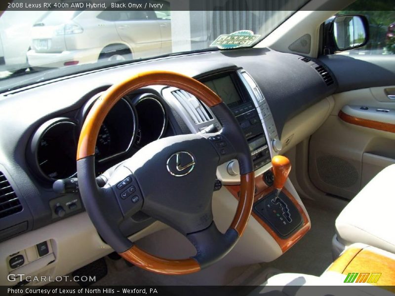 Black Onyx / Ivory 2008 Lexus RX 400h AWD Hybrid