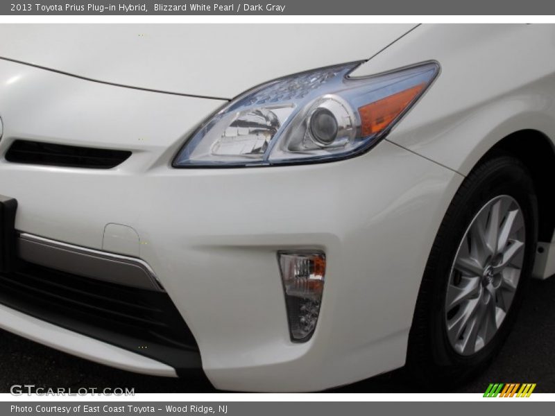 Blizzard White Pearl / Dark Gray 2013 Toyota Prius Plug-in Hybrid