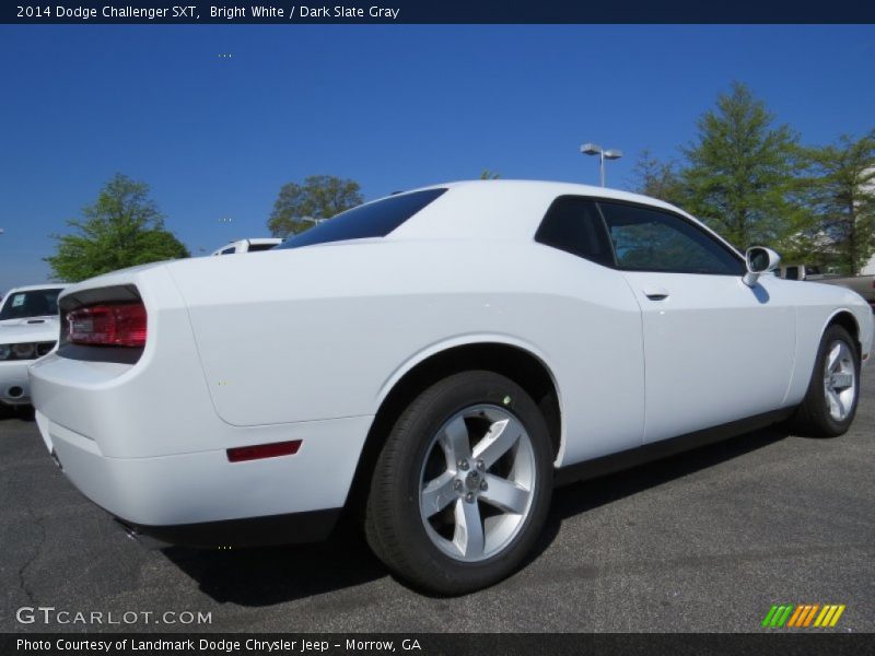 Bright White / Dark Slate Gray 2014 Dodge Challenger SXT