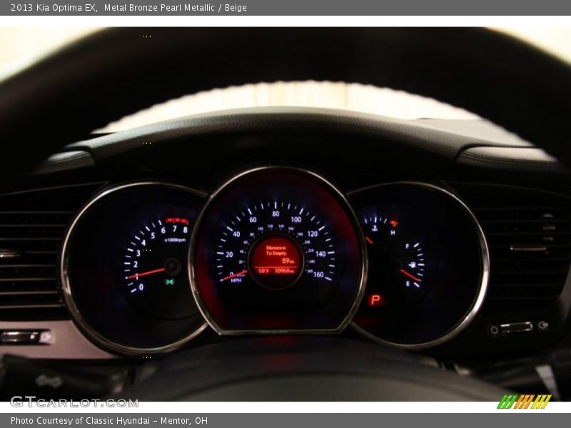 Metal Bronze Pearl Metallic / Beige 2013 Kia Optima EX