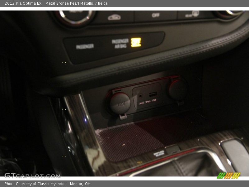 Metal Bronze Pearl Metallic / Beige 2013 Kia Optima EX