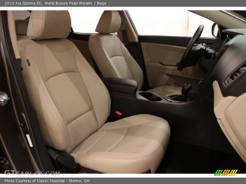 Metal Bronze Pearl Metallic / Beige 2013 Kia Optima EX