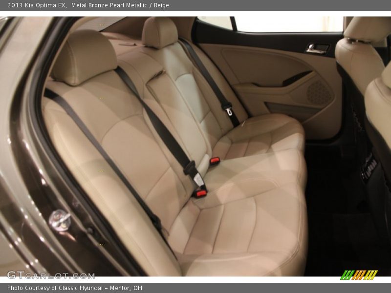 Metal Bronze Pearl Metallic / Beige 2013 Kia Optima EX