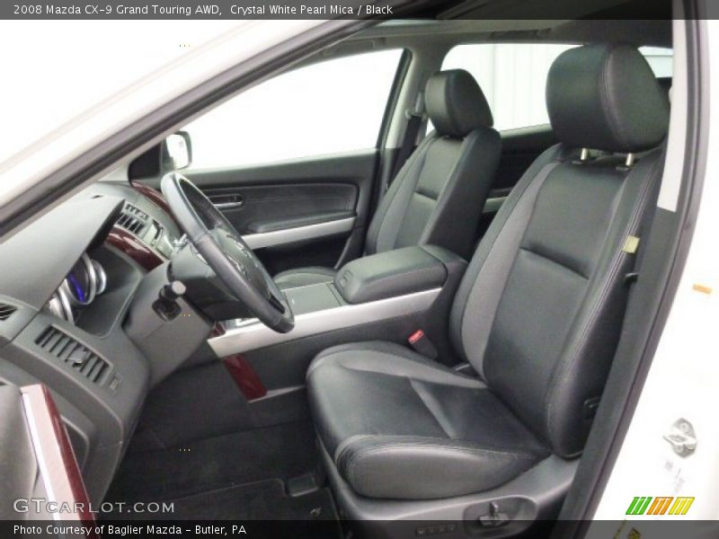 Crystal White Pearl Mica / Black 2008 Mazda CX-9 Grand Touring AWD