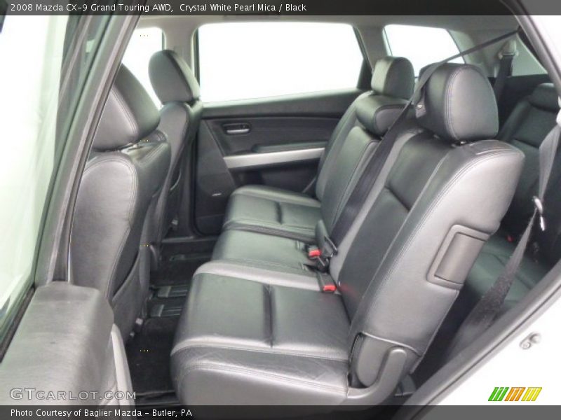 Crystal White Pearl Mica / Black 2008 Mazda CX-9 Grand Touring AWD