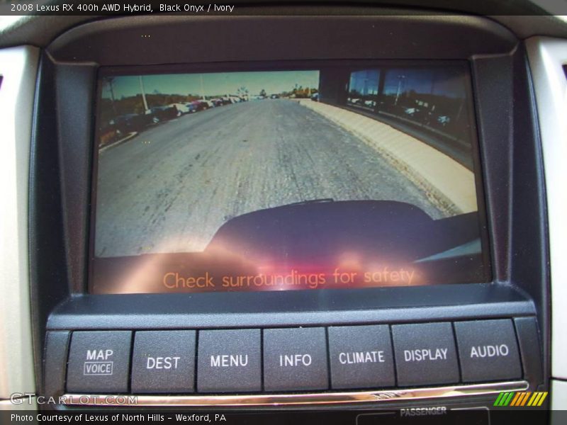 Black Onyx / Ivory 2008 Lexus RX 400h AWD Hybrid