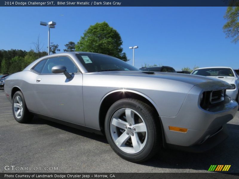 Billet Silver Metallic / Dark Slate Gray 2014 Dodge Challenger SXT