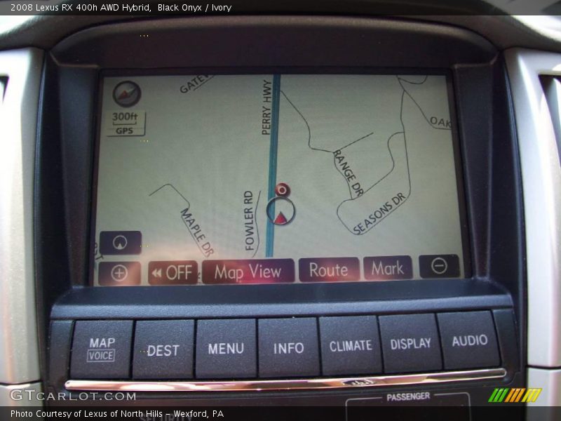 Black Onyx / Ivory 2008 Lexus RX 400h AWD Hybrid