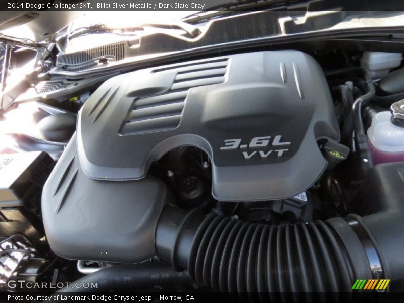 Billet Silver Metallic / Dark Slate Gray 2014 Dodge Challenger SXT