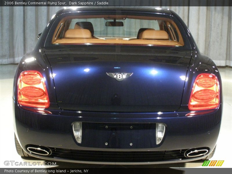 Dark Sapphire / Saddle 2006 Bentley Continental Flying Spur