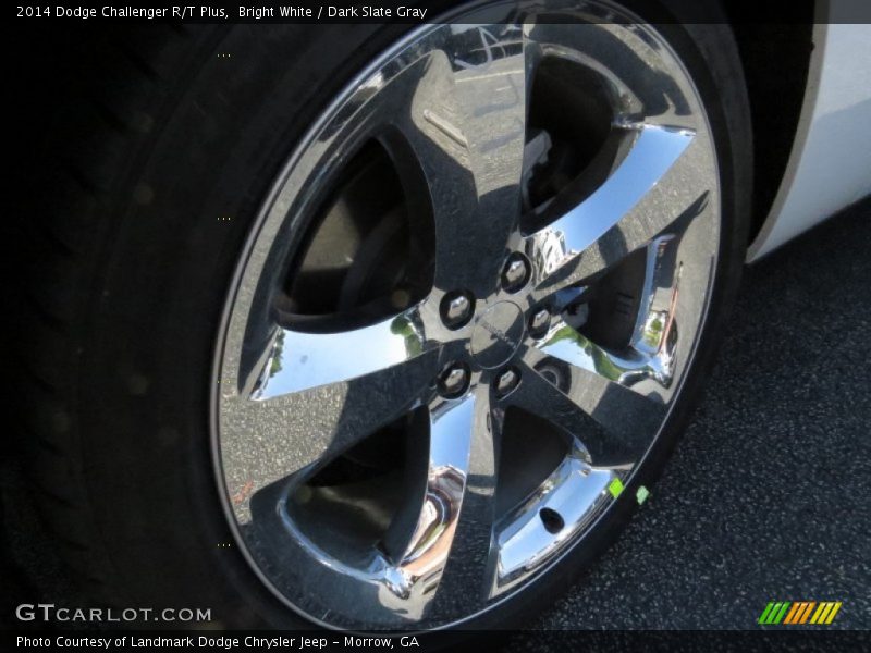 Bright White / Dark Slate Gray 2014 Dodge Challenger R/T Plus