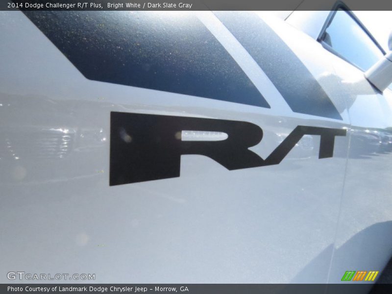 Bright White / Dark Slate Gray 2014 Dodge Challenger R/T Plus