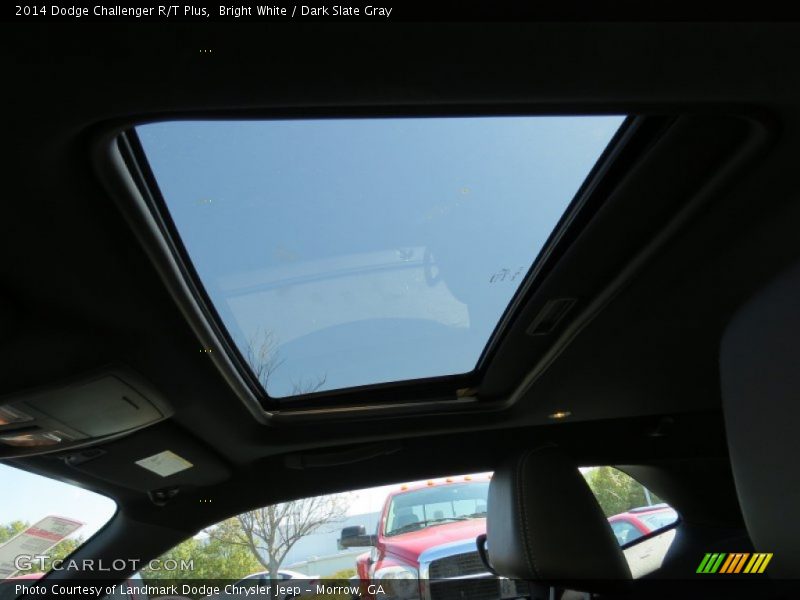 Bright White / Dark Slate Gray 2014 Dodge Challenger R/T Plus