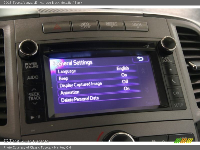 Attitude Black Metallic / Black 2013 Toyota Venza LE