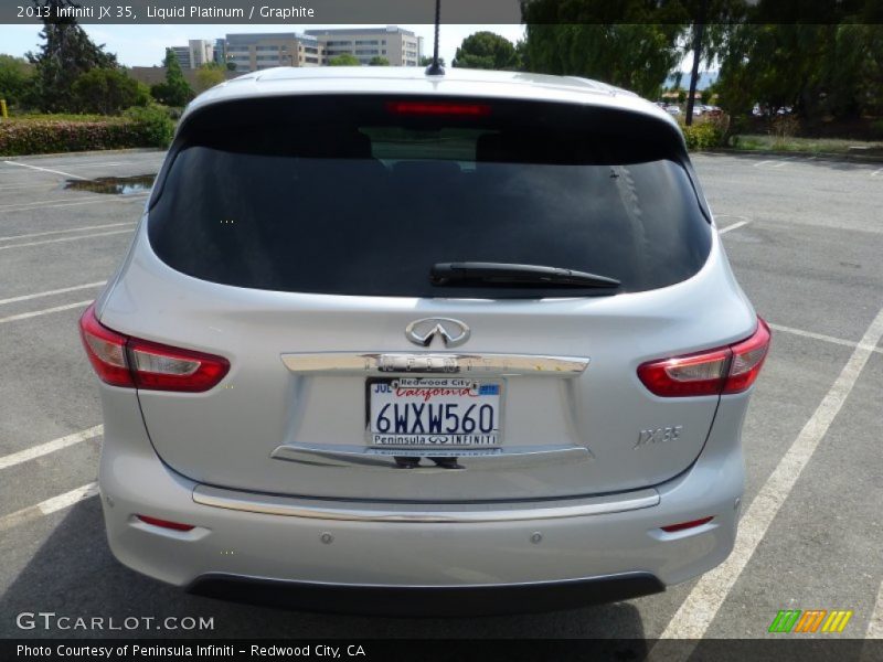 Liquid Platinum / Graphite 2013 Infiniti JX 35