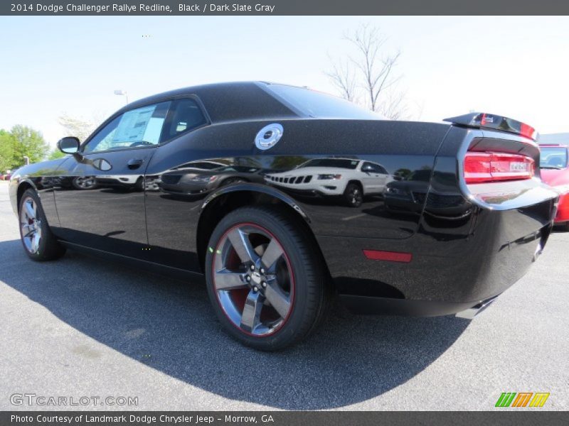 Black / Dark Slate Gray 2014 Dodge Challenger Rallye Redline