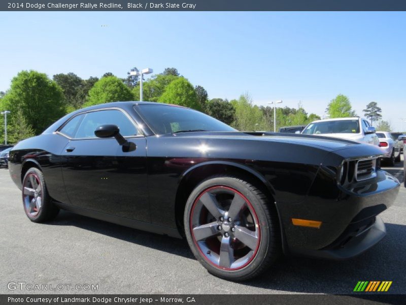 Front 3/4 View of 2014 Challenger Rallye Redline