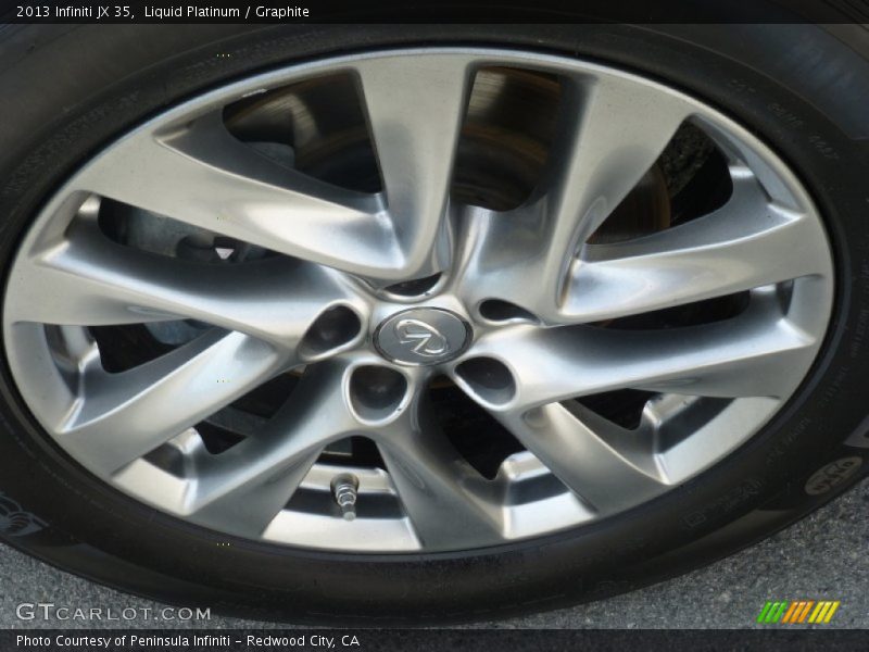 Liquid Platinum / Graphite 2013 Infiniti JX 35