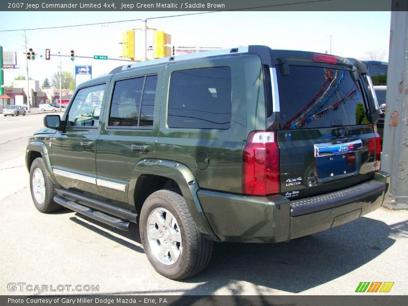 Jeep Green Metallic / Saddle Brown 2007 Jeep Commander Limited 4x4
