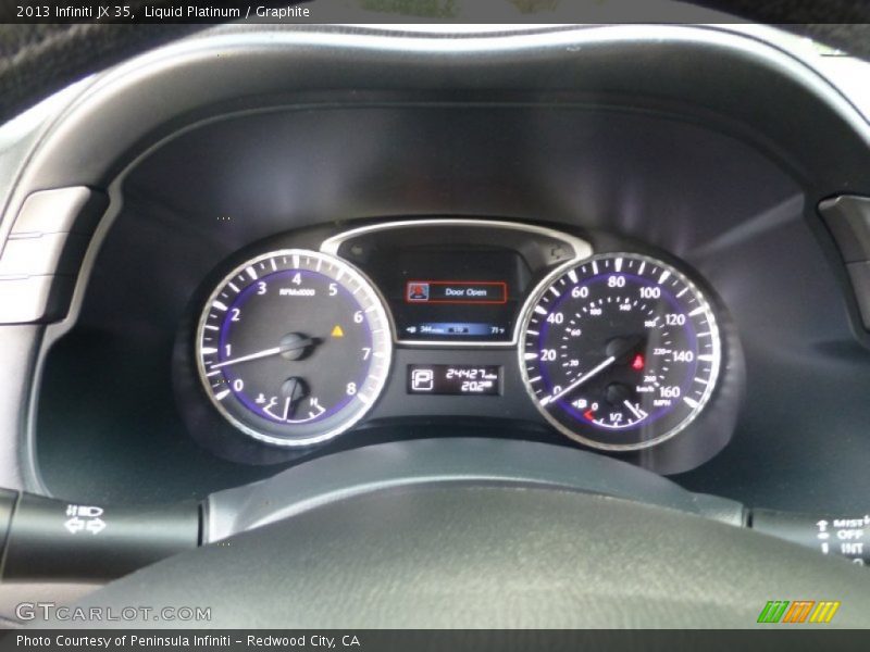 Liquid Platinum / Graphite 2013 Infiniti JX 35