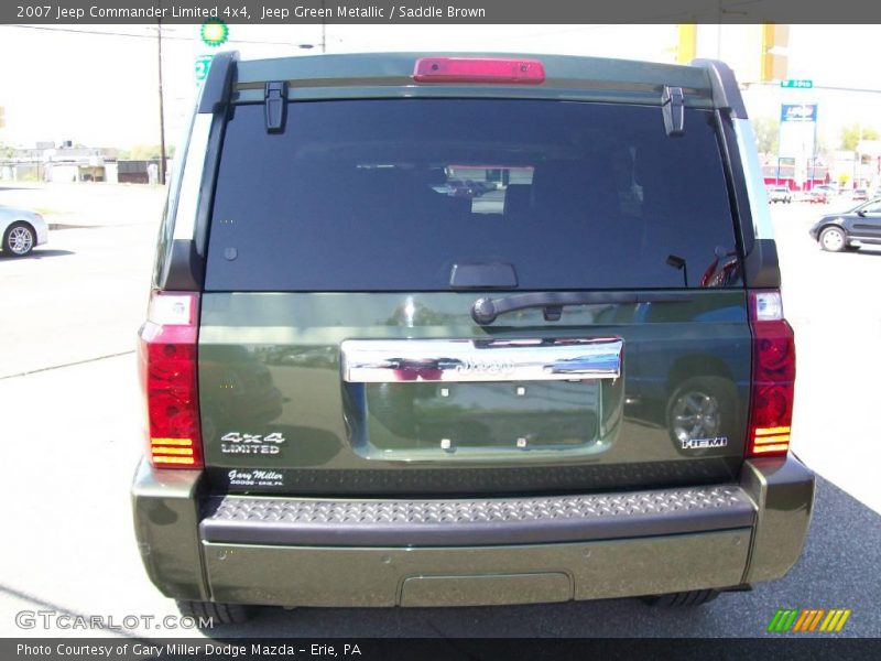Jeep Green Metallic / Saddle Brown 2007 Jeep Commander Limited 4x4