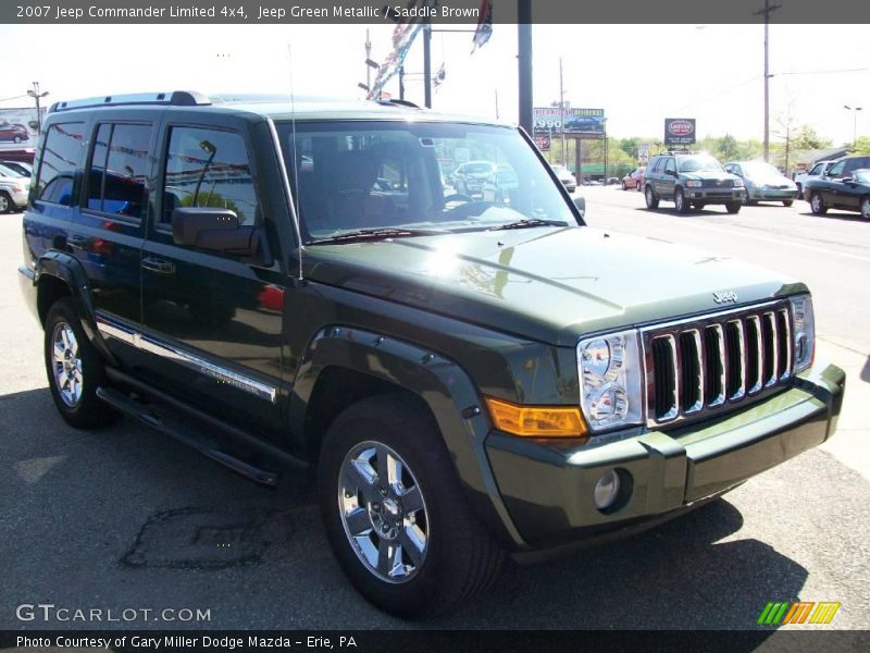 Jeep Green Metallic / Saddle Brown 2007 Jeep Commander Limited 4x4