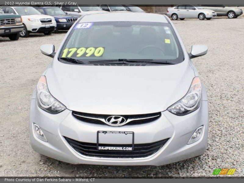 Silver / Gray 2012 Hyundai Elantra GLS