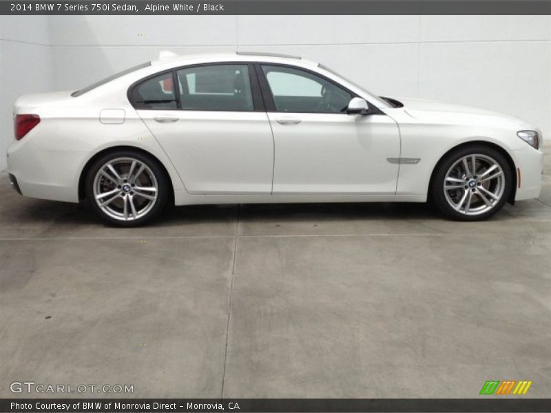 Alpine White / Black 2014 BMW 7 Series 750i Sedan