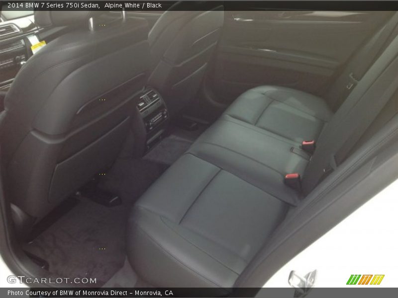 Alpine White / Black 2014 BMW 7 Series 750i Sedan