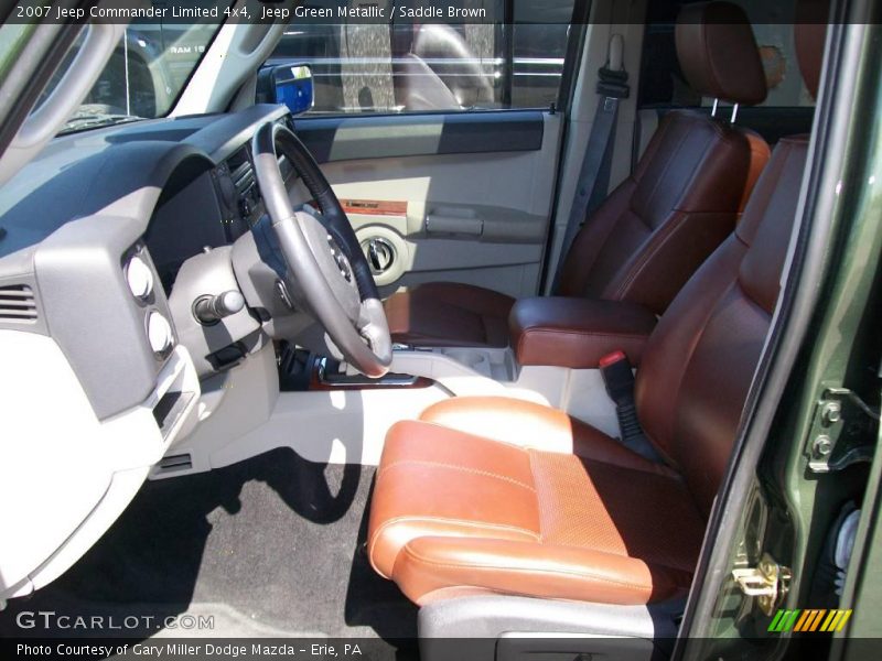 Jeep Green Metallic / Saddle Brown 2007 Jeep Commander Limited 4x4